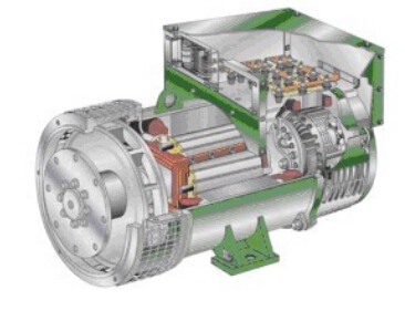 伍家岗发电机内部结构图